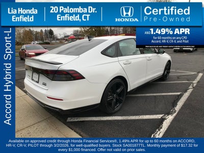 2025 Honda Accord Hybrid Sport-L