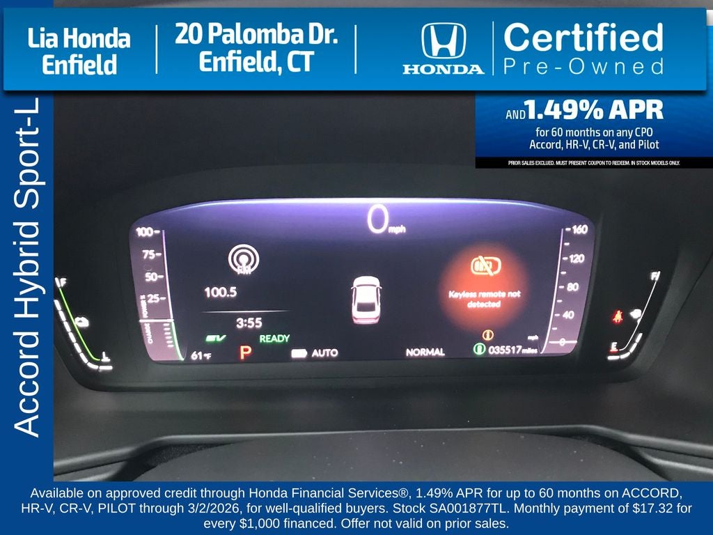 2025 Honda Accord Hybrid Sport-L