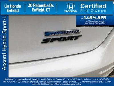 2025 Honda Accord Hybrid Sport-L