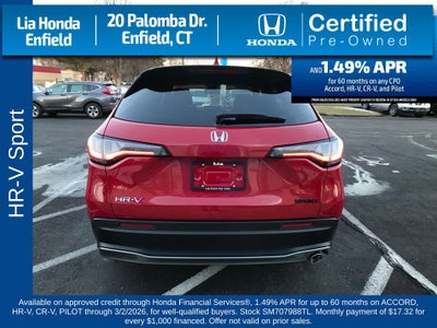 2025 Honda HR-V Sport