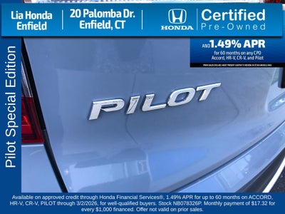 2022 Honda Pilot Special Edition