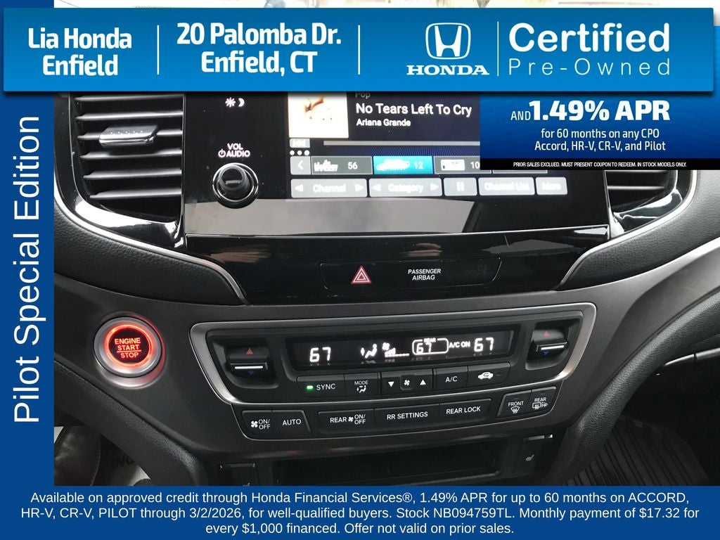 2022 Honda Pilot Special Edition