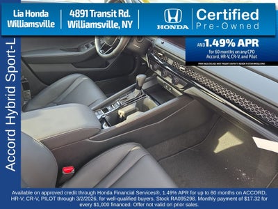 2024 Honda Accord Hybrid Sport-L