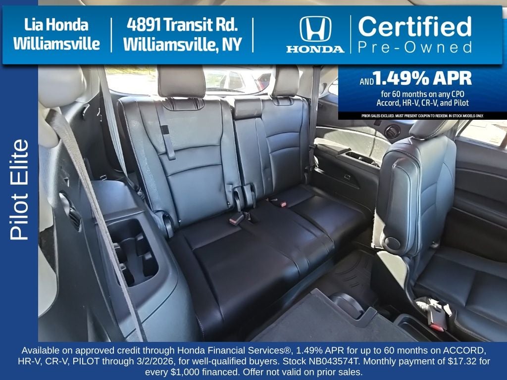 2022 Honda Pilot Elite