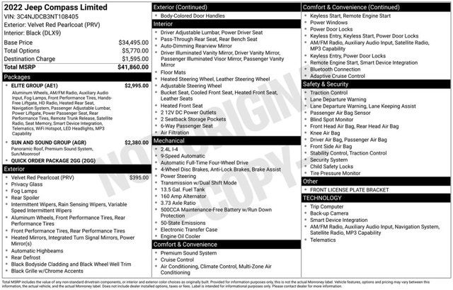 2022 Jeep Compass Limited