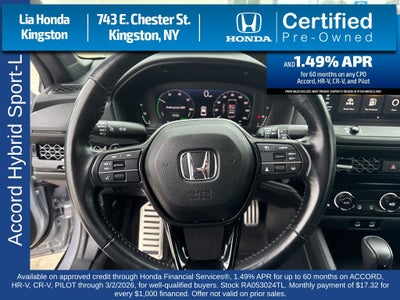 2024 Honda Accord Hybrid Sport-L
