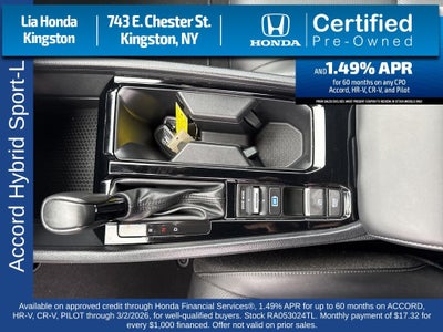 2024 Honda Accord Hybrid Sport-L