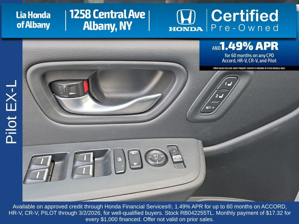 2024 Honda Pilot EX-L 8 Passenger