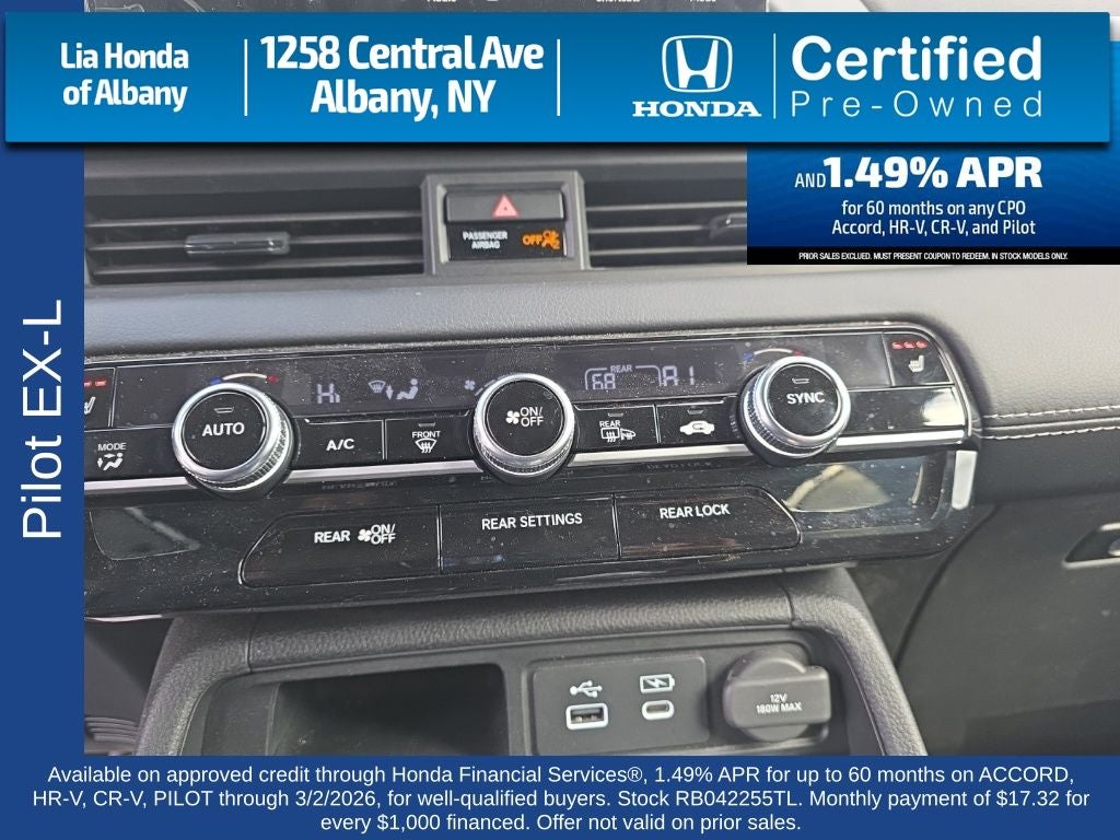 2024 Honda Pilot EX-L 8 Passenger