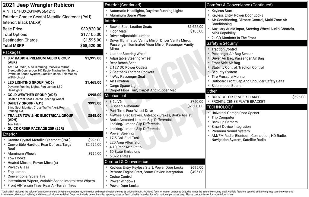 2021 Jeep Wrangler Rubicon