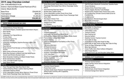 2019 Jeep Cherokee Limited