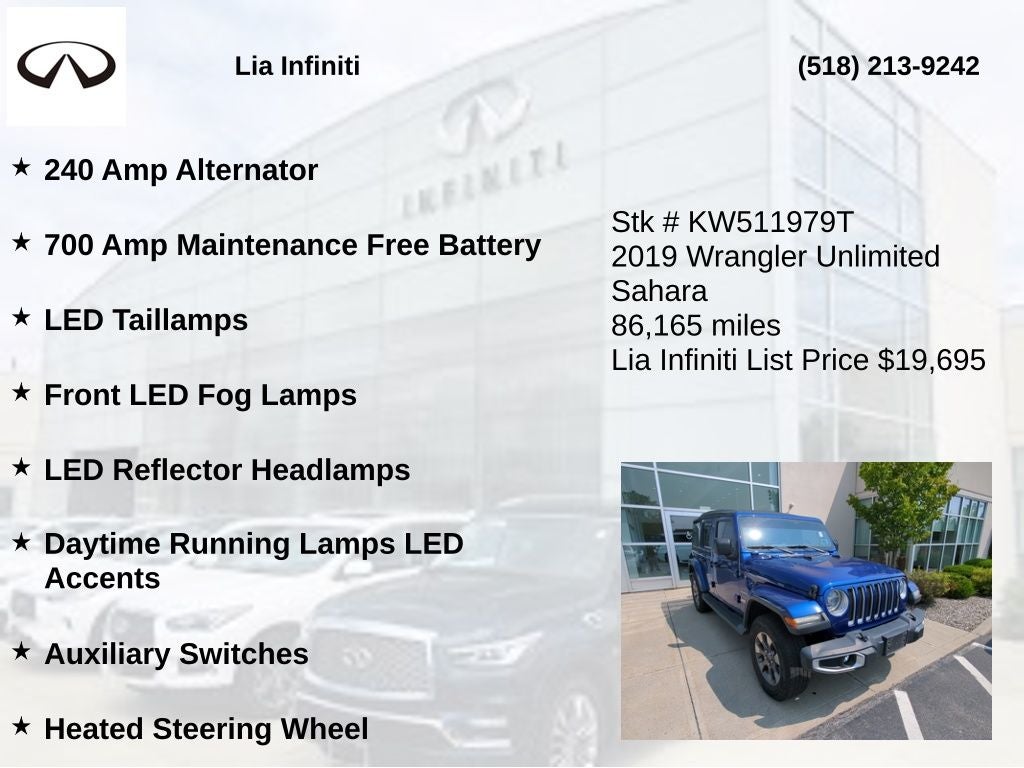 2019 Jeep Wrangler Unlimited Sahara