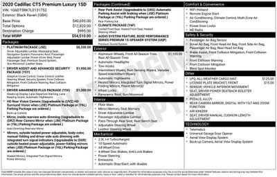 2020 Cadillac CT5 Premium Luxury