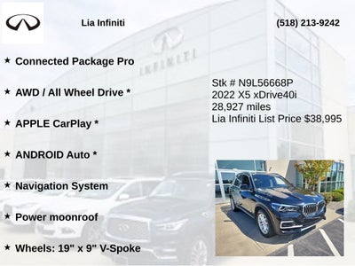 2022 BMW X5 xDrive40i