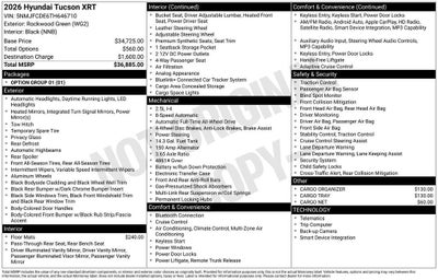 2026 Hyundai TUCSON XRT AWD