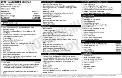 2025 Hyundai IONIQ 5 Limited
