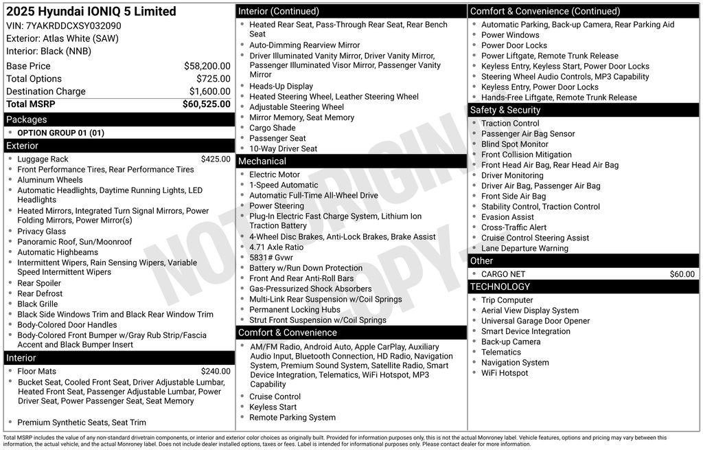 2025 Hyundai IONIQ 5 Limited