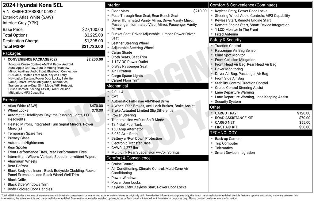 2024 Hyundai KONA SEL