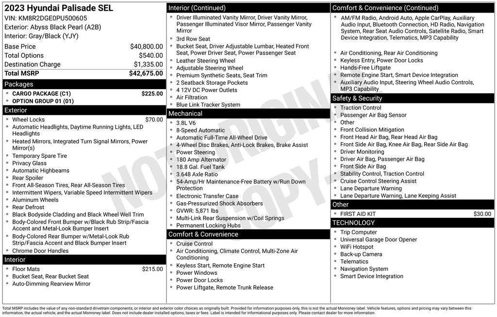2023 Hyundai PALISADE SEL