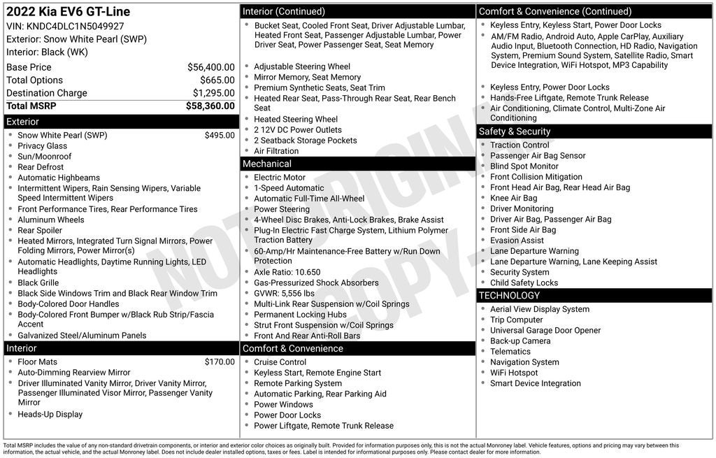 2022 Kia EV6 GT-Line