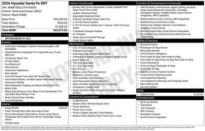 2026 Hyundai SANTA FE XRT AWD