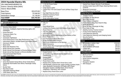 2024 Hyundai ELANTRA SEL