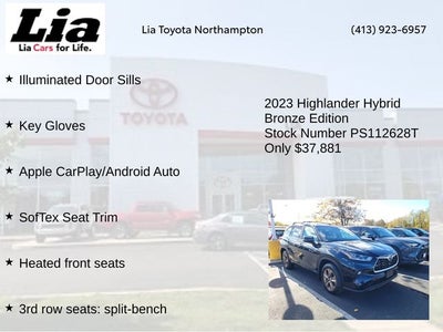 2023 Toyota Highlander Hybrid Bronze Edition XLE