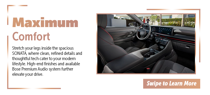 New Hyundai Sonata Maximum Comfort
